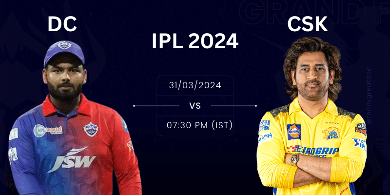 IPL 2024: DC vs CSK Dream11, Prediction, Possible Playing 11 and Squad